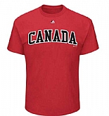 Canada Baseball Majestic 2017 World Baseball Classic Wordmark T-Shirt Red,baseball caps,new era cap wholesale,wholesale hats